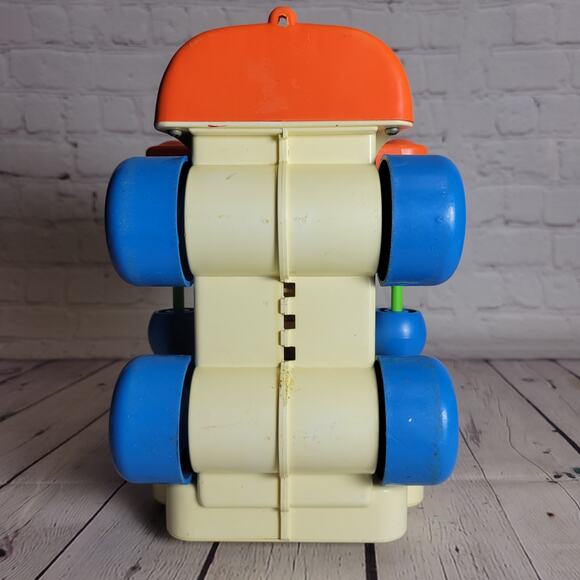 Child Guidance Busy Choo-Choo Train Vintage 1982 Toddler Push Toy Sensory - Picture 6 of 7